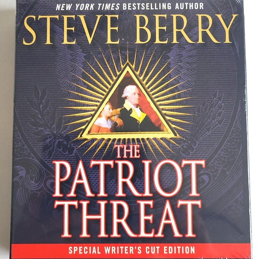NIB Steve Berry Patriot Threat Writer's Cut CD Audio Book Audiobooks Best Seller
